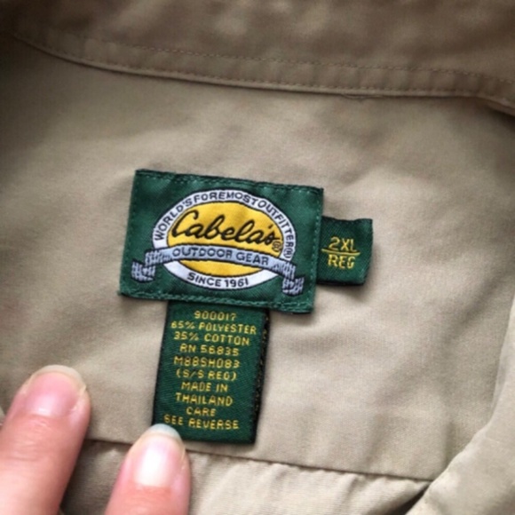 Cabela’s Short Sleeve Button Up - Picture 5 of 6